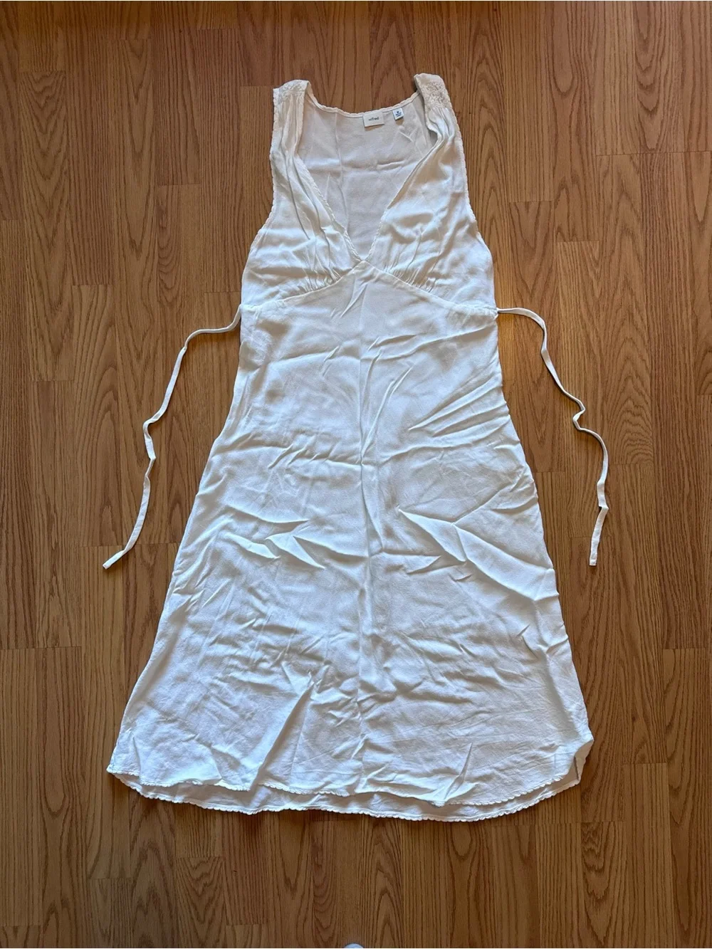 White Women’s Linen Dress